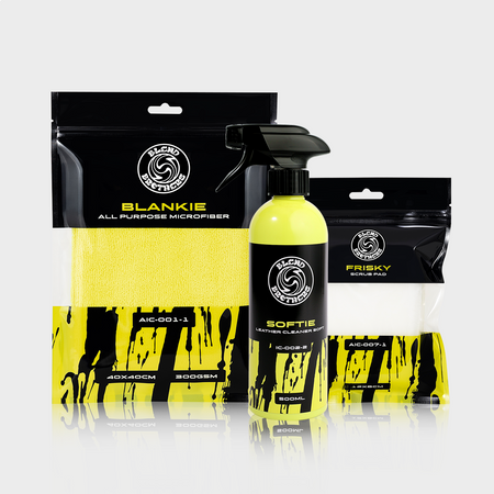 Zestaw SOFTIE Leather Cleaner Soft 500ml + FRISKY 1szt. + BLANKIE 1szt.